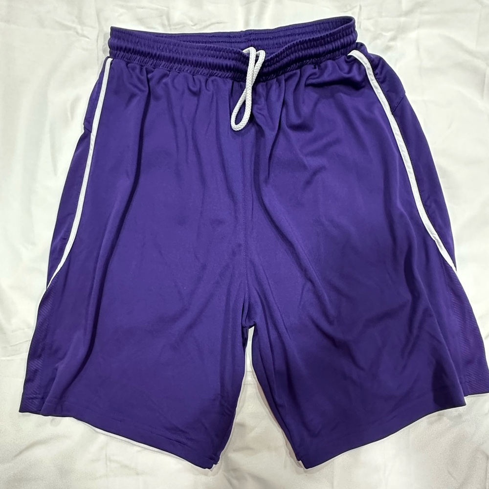 Boys youth Purple Athletic Shorts